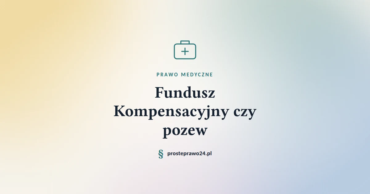 Read more about the article Fundusz Kompensacyjny czy pozew. Jak wybrać drogę dochodzenia roszczeń