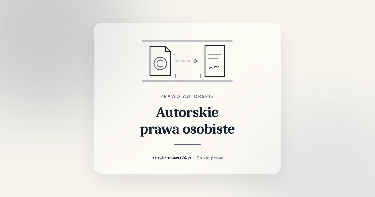 Read more about the article Autorskie prawa osobiste. Co obejmują i czego nie da się sprzedać