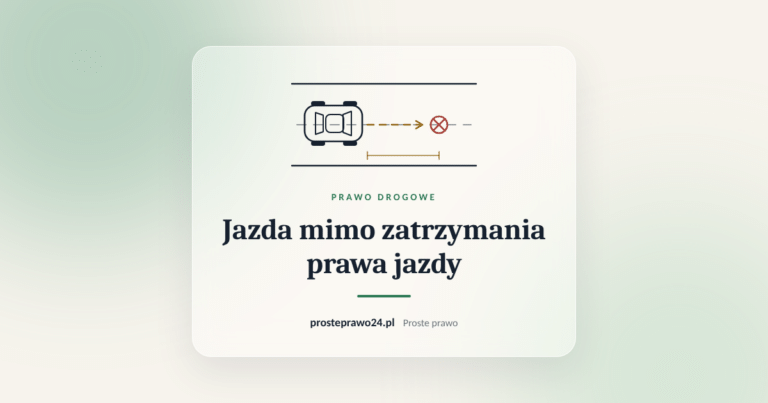 Grafika artykułu Jazda mimo zatrzymania prawa jazdy