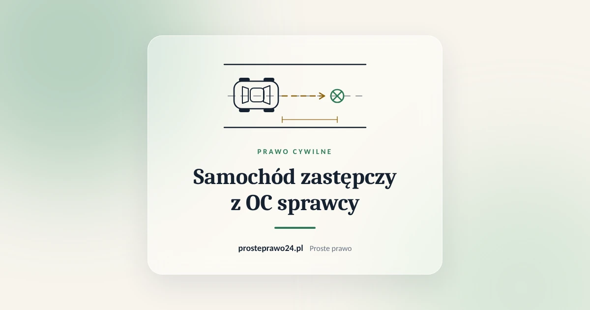 Read more about the article Auto zastępcze z OC sprawcy. Kiedy przysługuje i na jak długo
