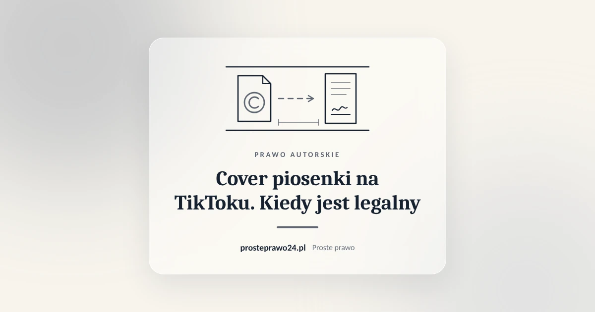 Read more about the article Cover piosenki na TikToku. Kiedy jest legalny