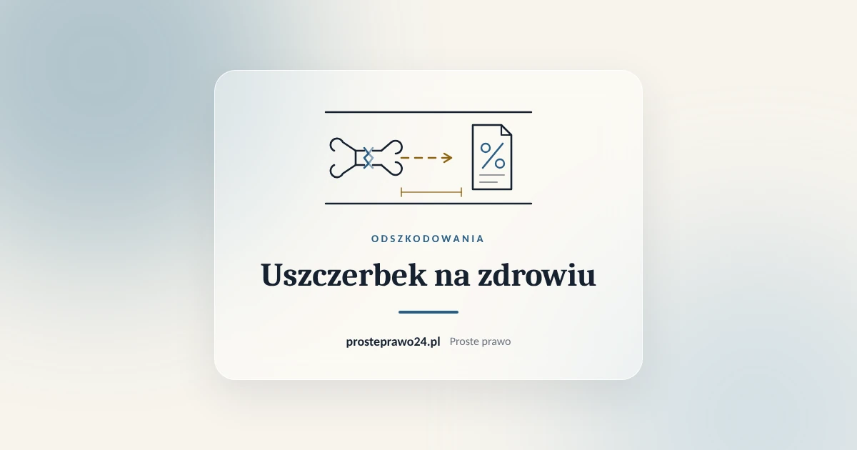 Read more about the article Uszczerbek na zdrowiu. Co oznacza, kto go ustala i ile jest wart