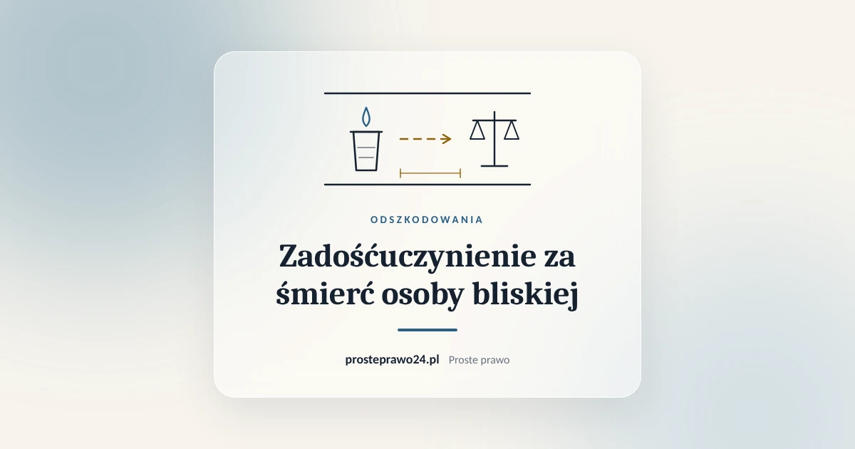 Read more about the article Zadośćuczynienie za śmierć osoby bliskiej. Komu przysługuje i ile