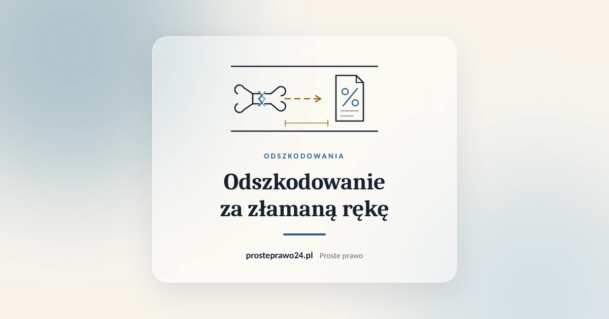 Read more about the article Odszkodowanie za złamaną rękę. Ile można dostać i jak je uzyskać
